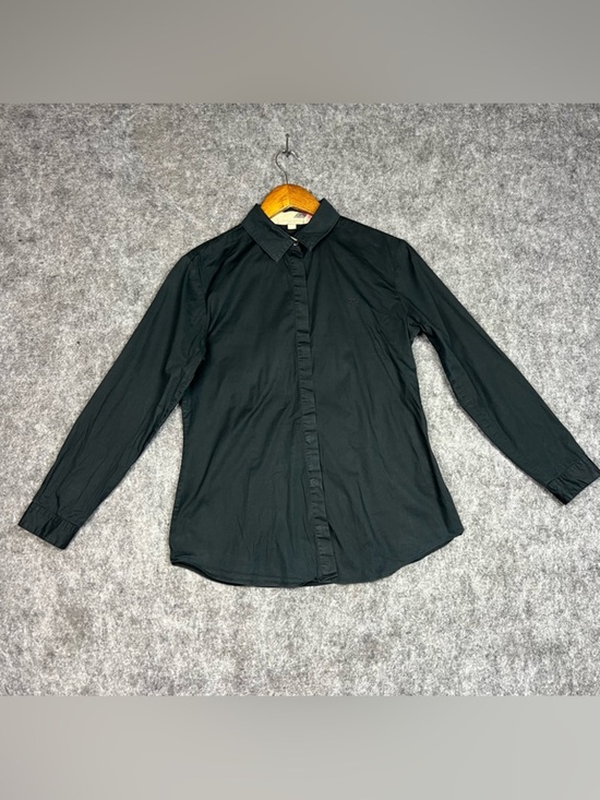Burberry Tops - Burberry Brit Black Button-Front Long Sleeve Shirt Size L